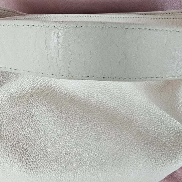 Prada Cream Pebbled Leather Hobo Bag - Picture 8 of 16